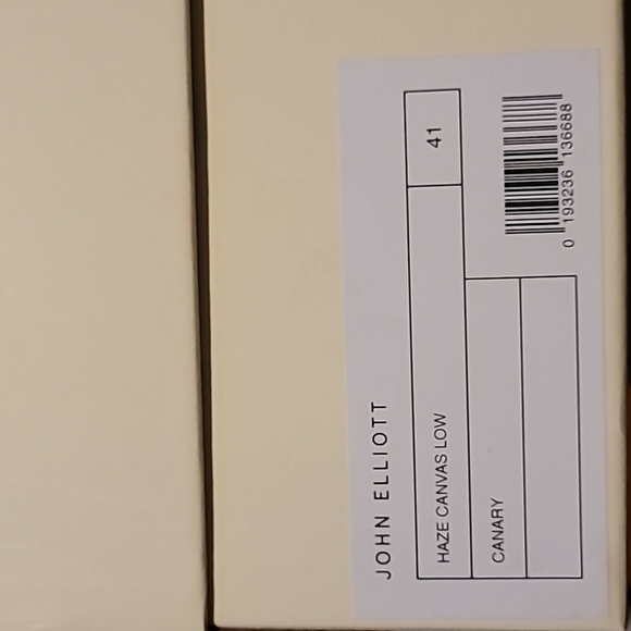 JOHN ELLIOTT HAZE CANVAS LOW TOP SNEAKER CANARY MEN'S SZ 41 - Picture 5 of 17